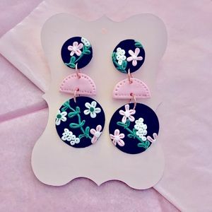 Polymer clay earings